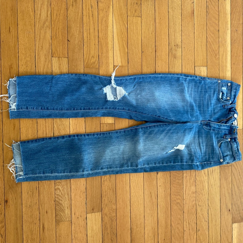 Madewell boyfriend jean.